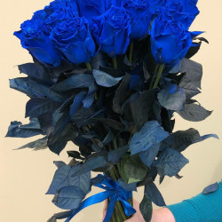 31 cиняя роза