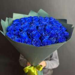 49 синих роз