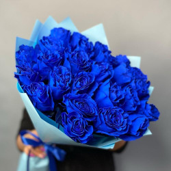 25 синих роз